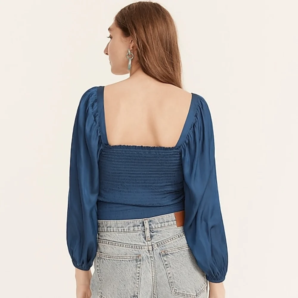 🎁J Crew Square neck top🎀 - Picture 3 of 4